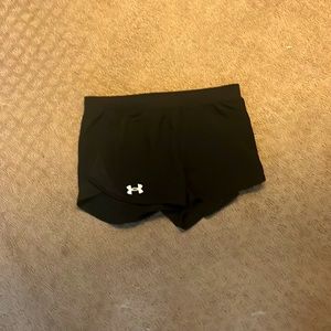 Black under amor shorts